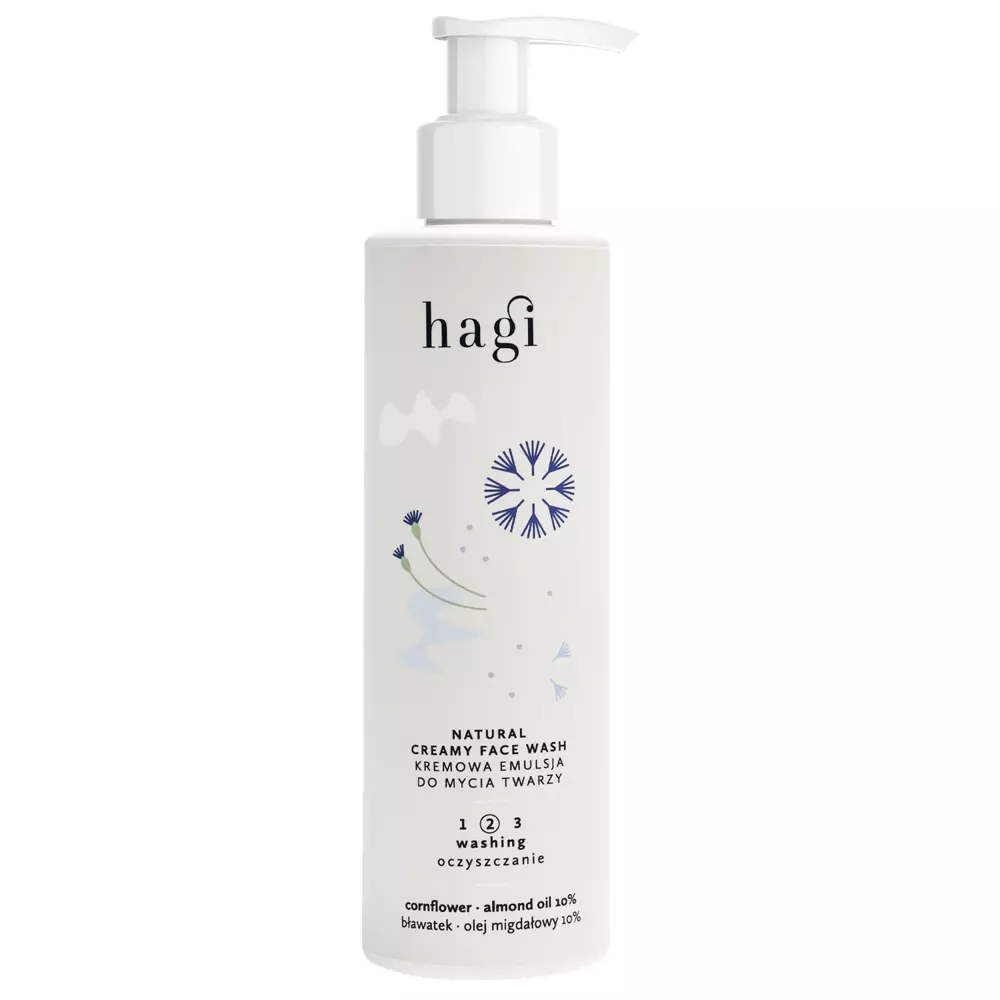 Hagi - Natural Creamy Face Wash - Krémes Arclemosó Emulzió - 200ml 