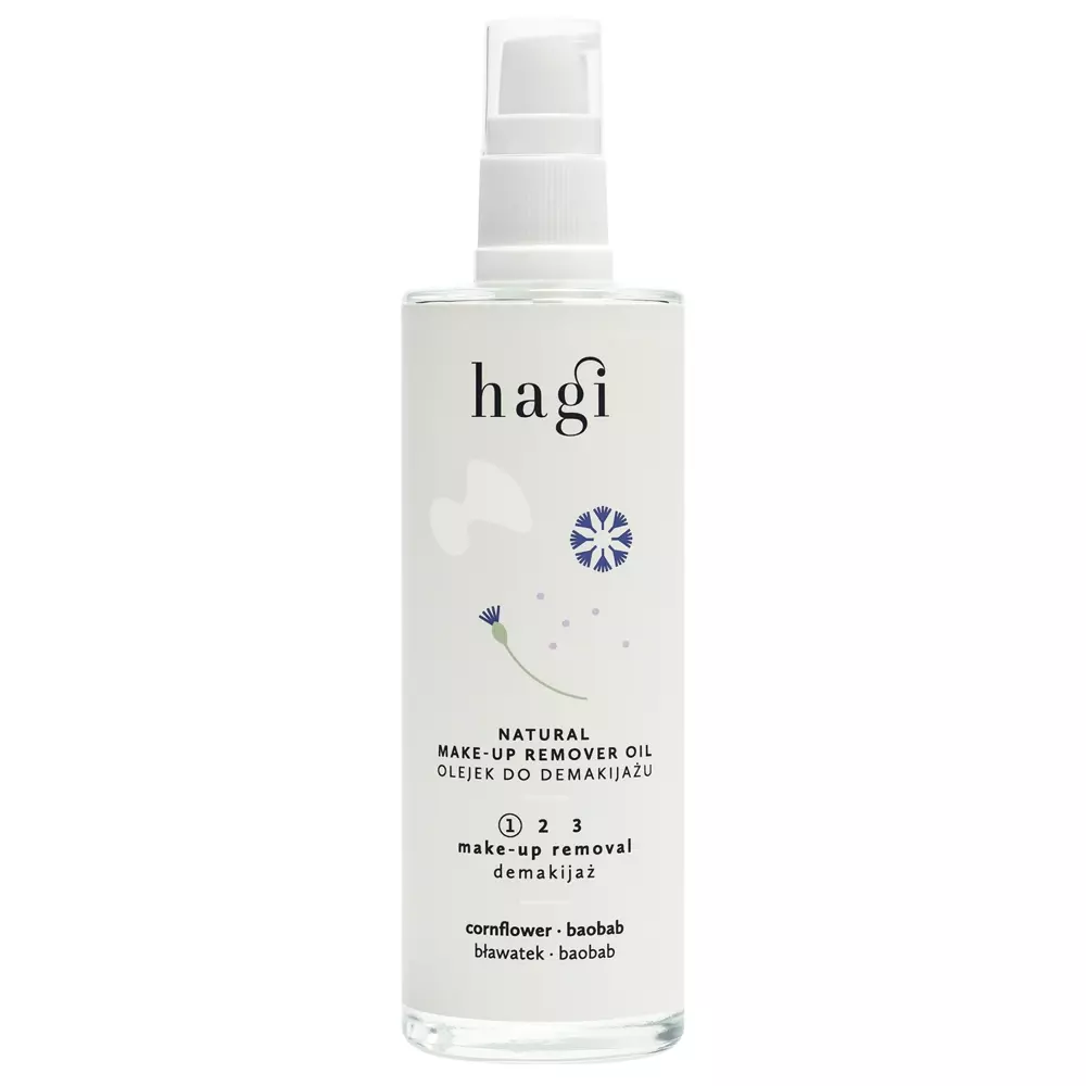 Hagi - Natural Make-Up Remover Oil - Természetes Sminkeltávolítólaj - 100ml