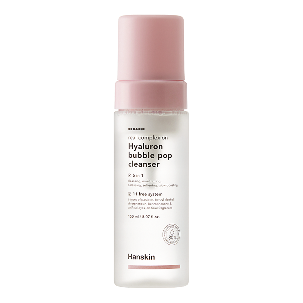 Hanskin - Real Complexion Hyaluron Bubble Pop Cleanser - Arctisztító Hab - 150ml