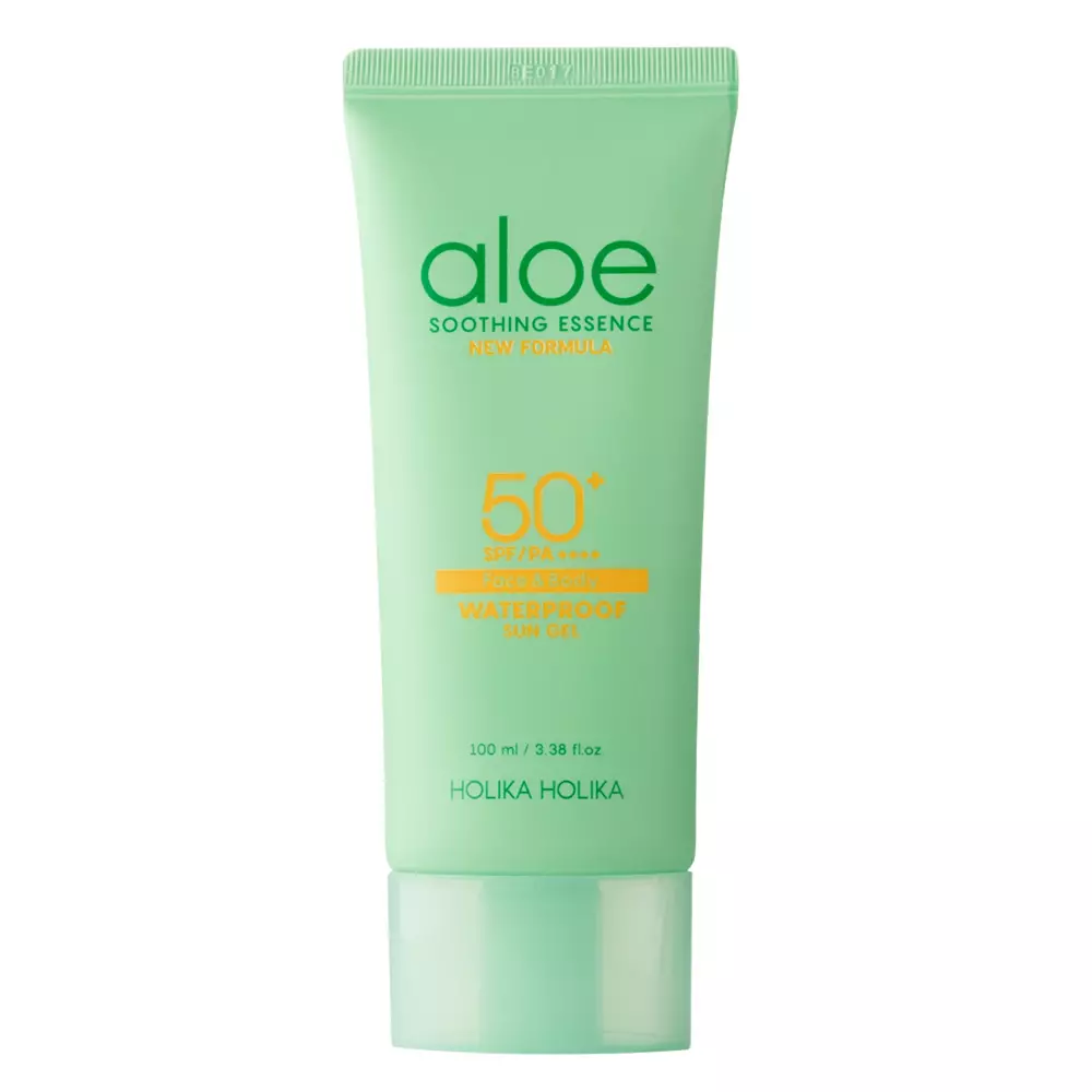Holika Holika - Aloe Waterproof Sun Cream SPF50+/PA++++ - Bőrnyugtató Fényvédő Krém - 100ml