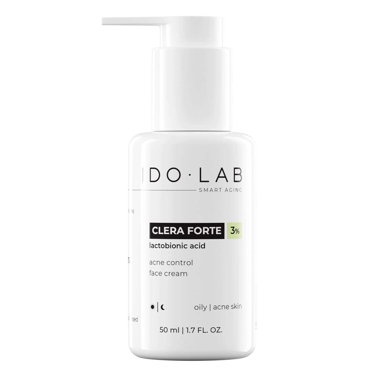 Ido Lab - Clera Forte - Javító Krém Zsíros és Pattanásos Bőrre - 50ml