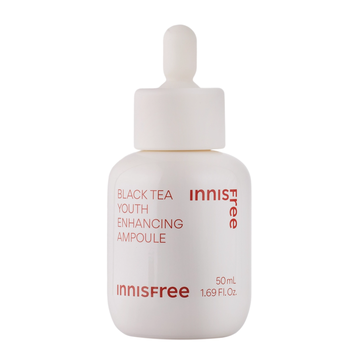 Innisfree - Black Tea Youth Enhancing Ampoule - Simító és Feszesítő Ampulla Fekete Teával - 50ml