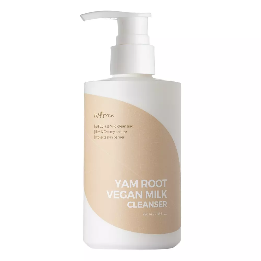 Isntree - Yam Root Vegan Milk Cleanser - Nyugtató Arctisztító Tej - 220ml