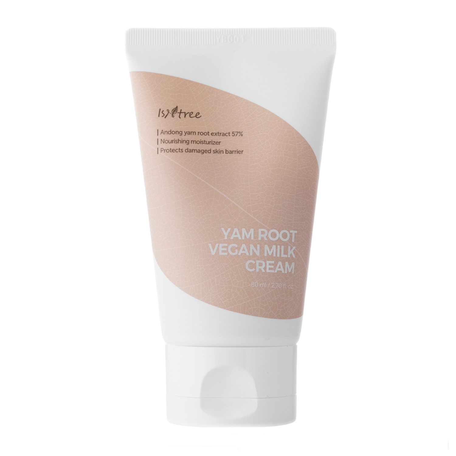 Isntree - Yam Root Vegan Milk Cream - Mélyen hidratáló arckrém - 80ml