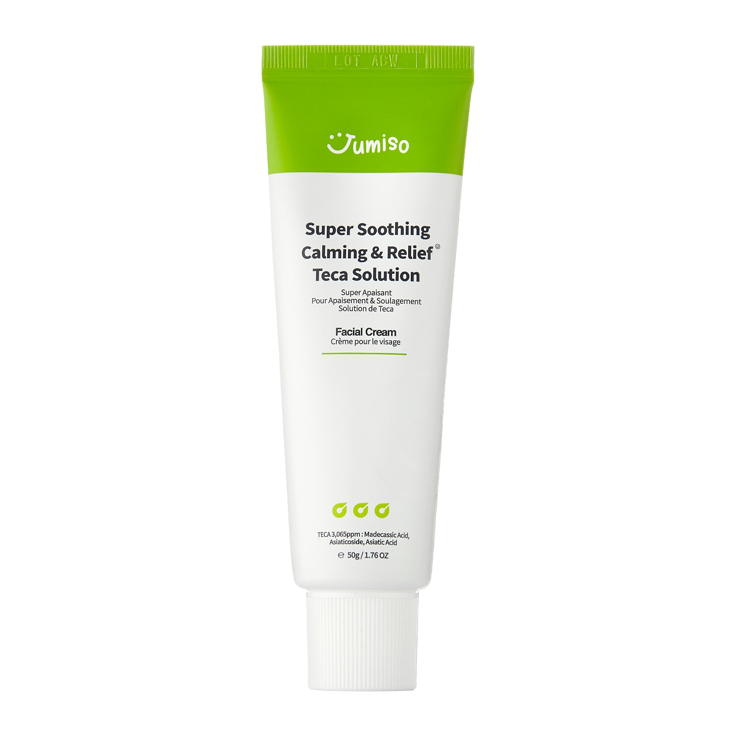 Jumiso - Super Soothing Calming & Relief Teca Solution Facial Cream - Nyugtató Arckrém Centella Kivonattal - 50g