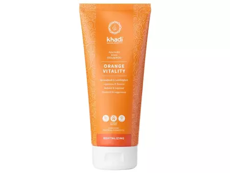 Khadi - Ayurvedic Shampoo Orange Vitality - Revitalizáló Hajsampon - Narancs - 200ml