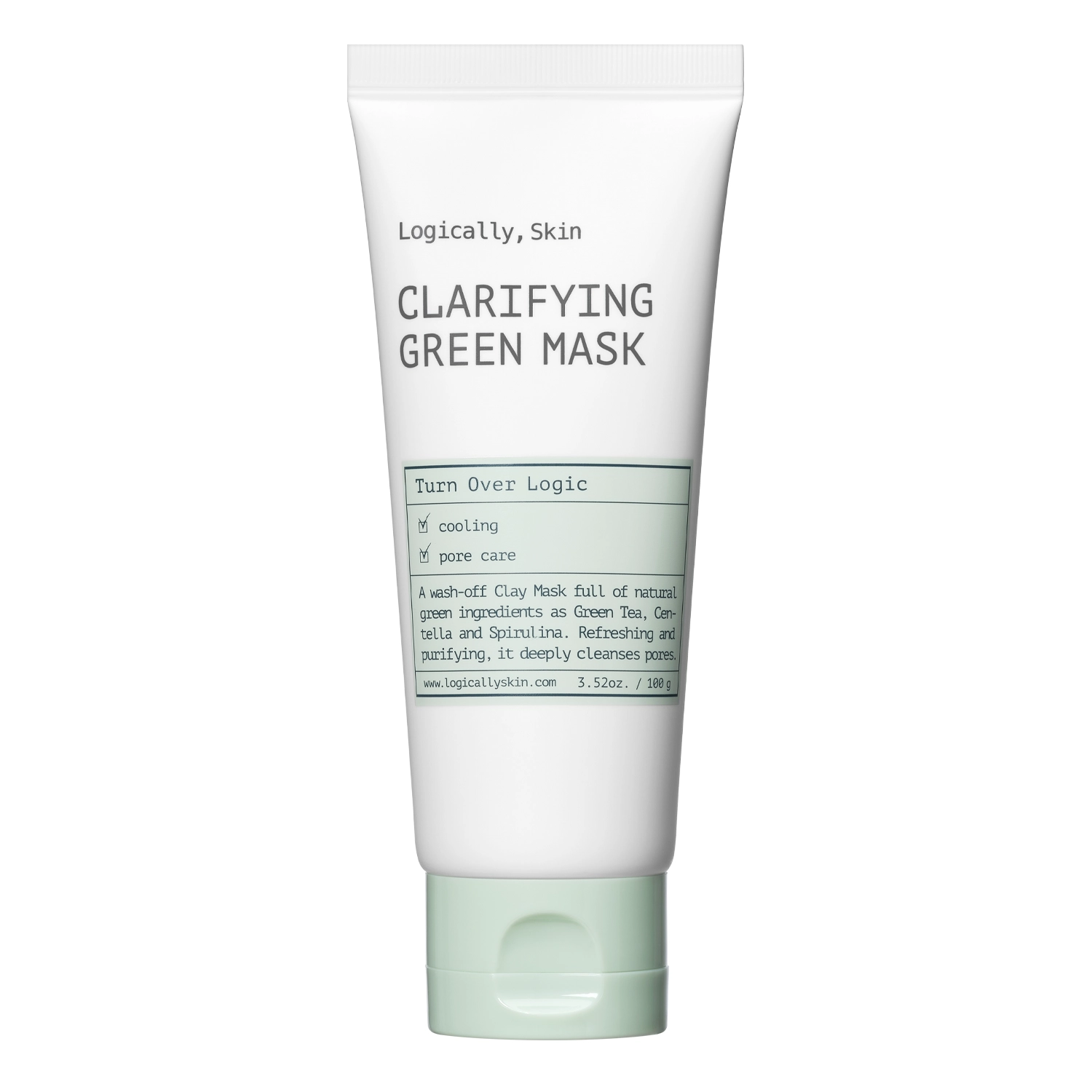 Logically, Skin - Clarifying Green Mask - Arctisztító Agyagos Maszk - 100g