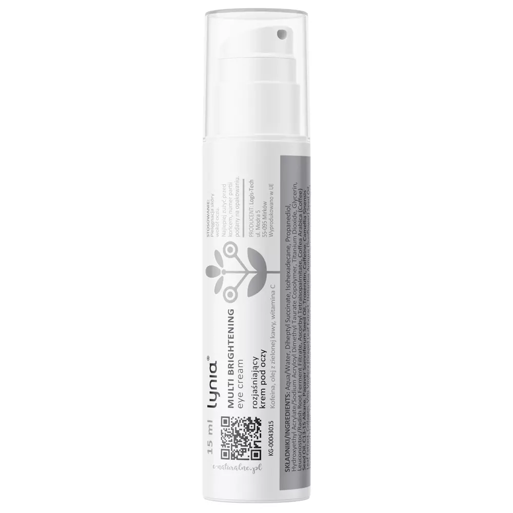 Lynia - Multi Brightening Eye Cream - Világosító Szemkrém - 15ml