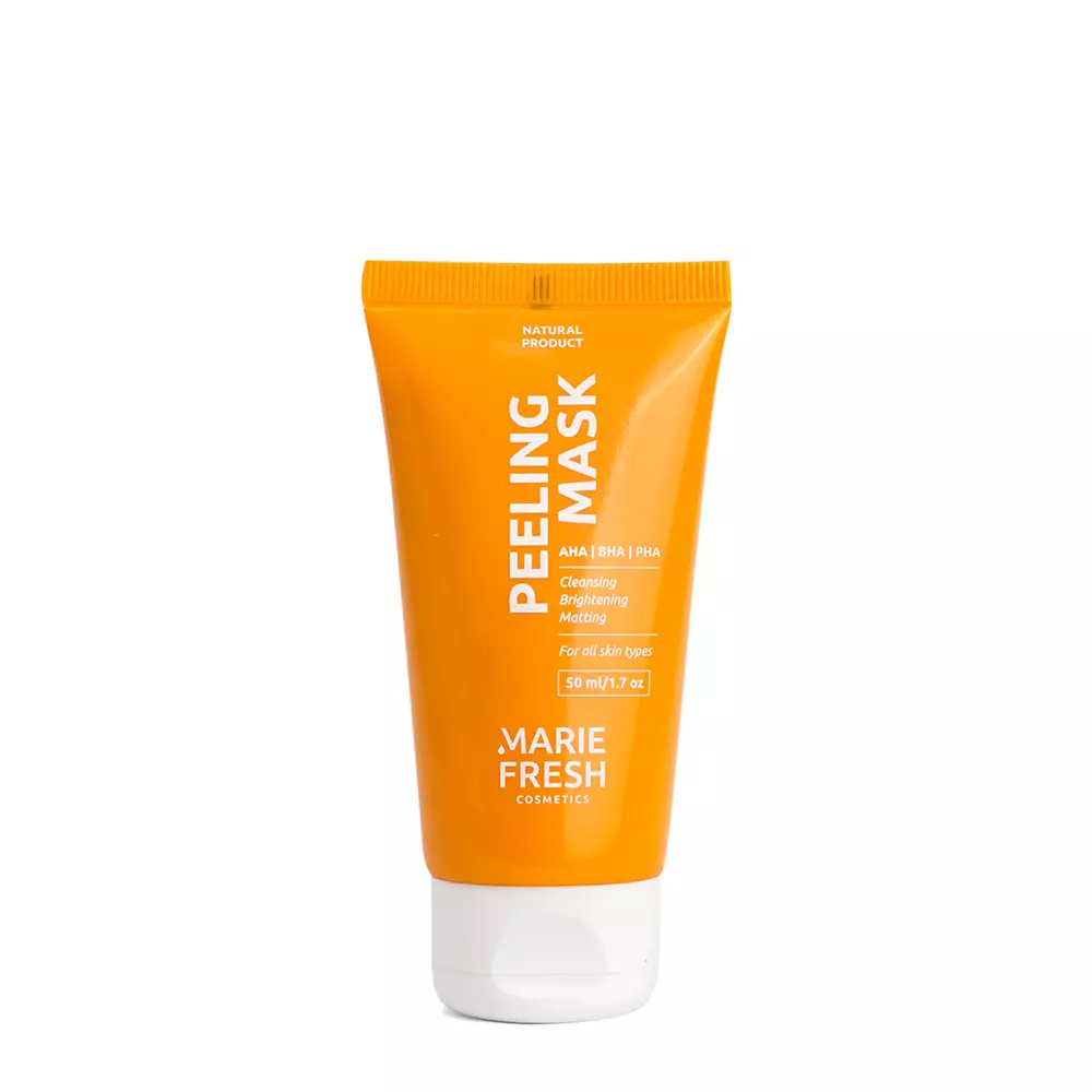 Marie Fresh Cosmetics - Peeling Mask - Hámlasztó Maszk AHA-, BHA- és PHA-savakkal - 50ml