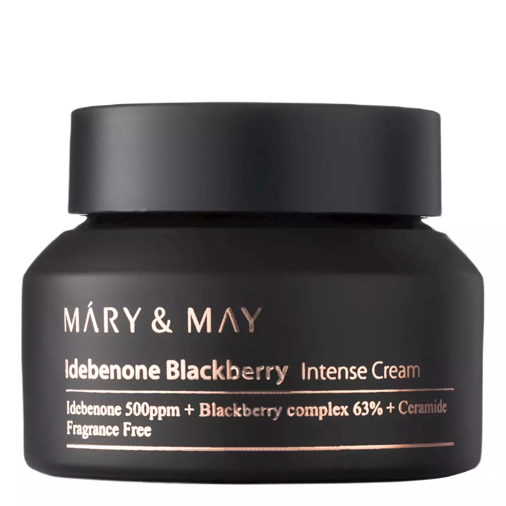 Mary&May - Idebenone Blackberry Intense Cream - Ránctalanító Krém Idebenonnal - 70g