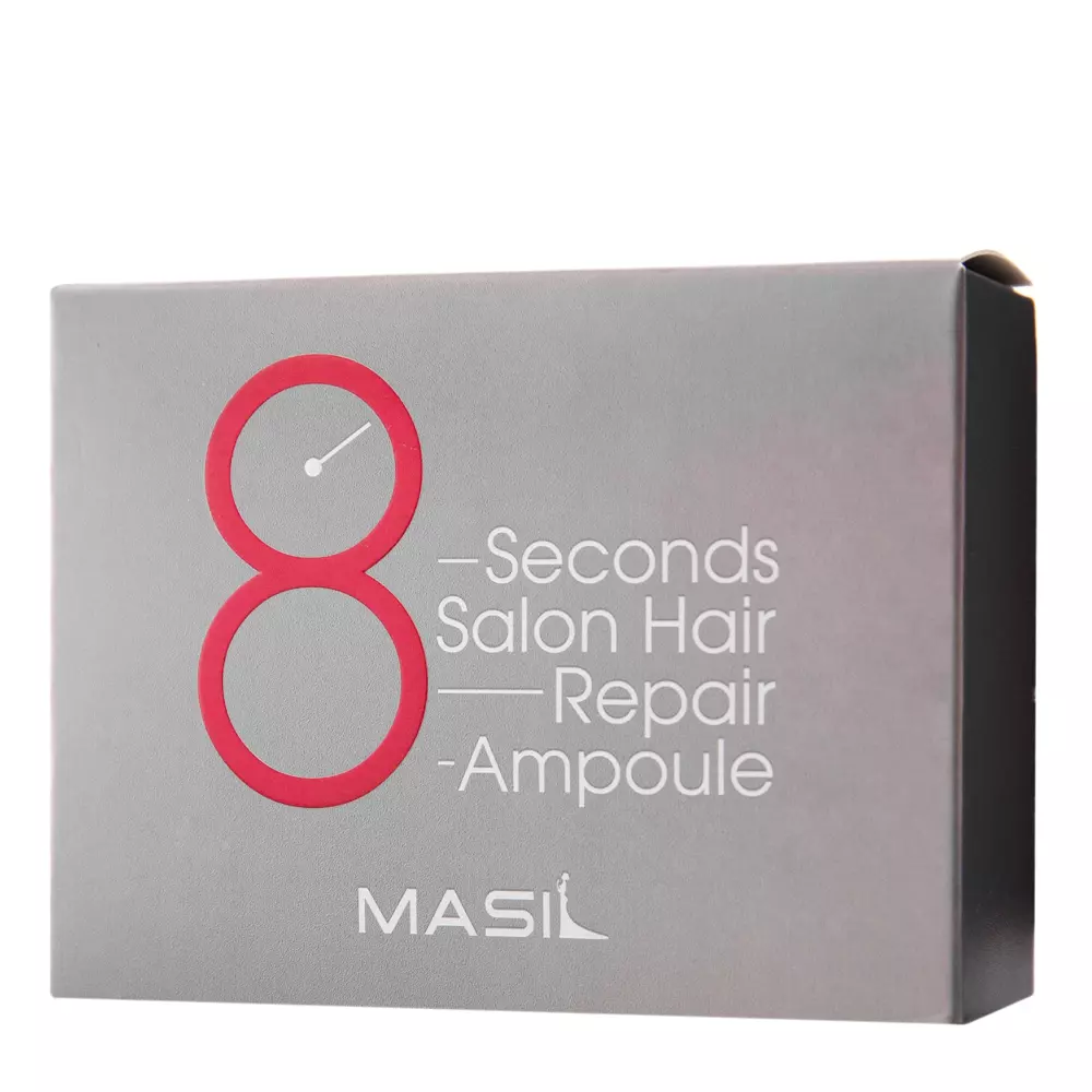 Masil - 8 Seconds Salon Hair Repair Ampoule - Protein Ampulla Szett a Károsodott Haj Újjáépítéséhez - 10db x 15ml 
