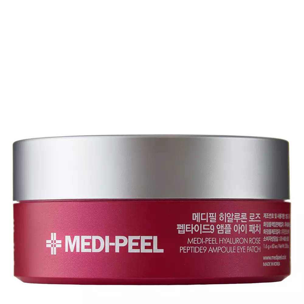 Medi-Peel - Hyaluron Rose Peptid Eye patch - Szemtapaszok Rózsakivonattal és Peptidekkel - 60 db