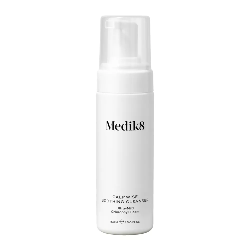 Medik8 - Calmwise Soothing Cleanser - Ultra-Mild - Chlorophyll Foam - Kíméletes Tisztító Hab az Hajszáleres Bőrre - 150ml
