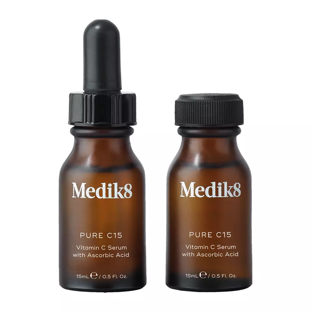 Medik8 - Pure C15 - Anti-Aging Nappali Szérum Tiszta C-vitaminnal - 2x15ml