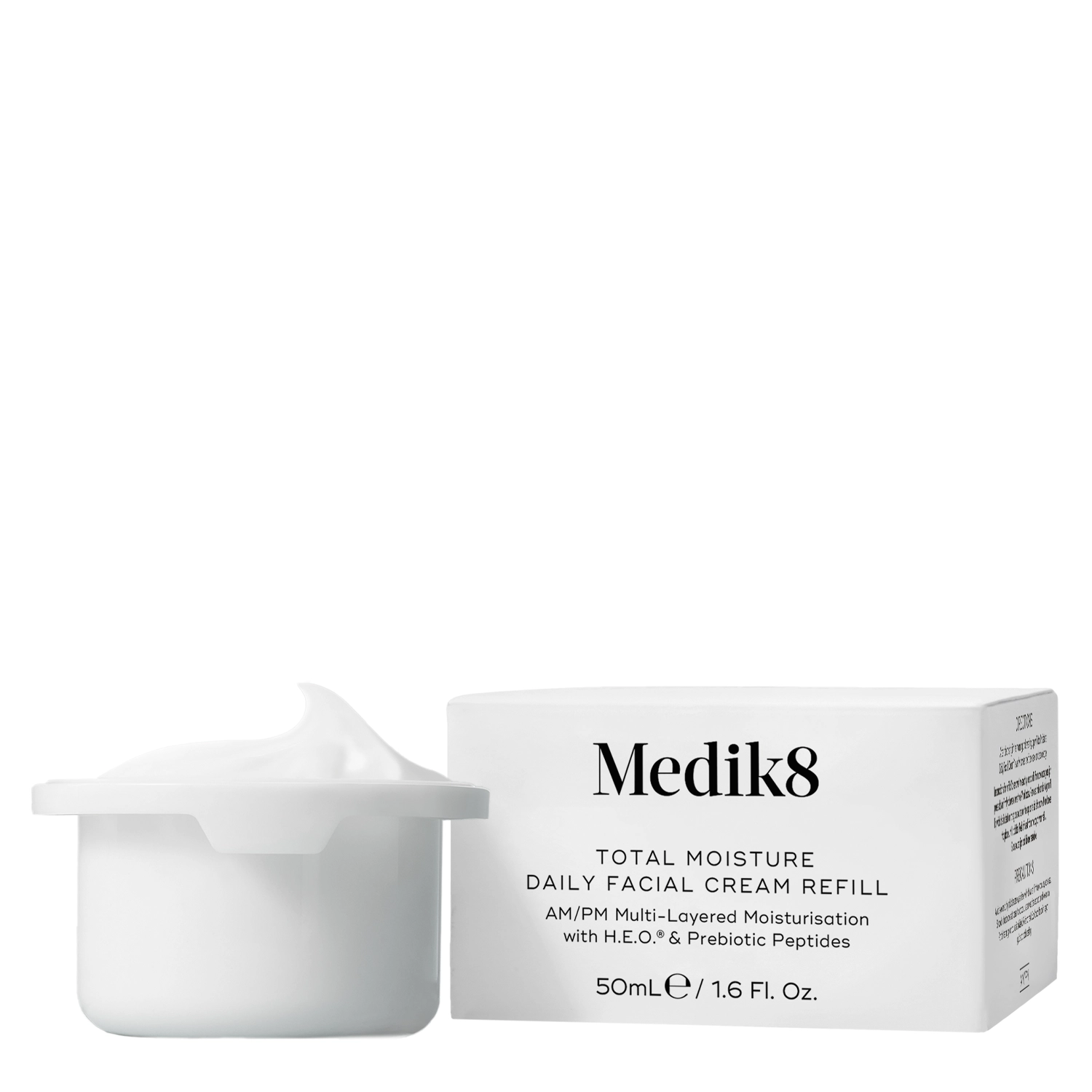 Medik8 - Total Moisture Daily Facial Cream Refill - Intenzíven Hidratáló Arckrém - Utántöltő - 50ml