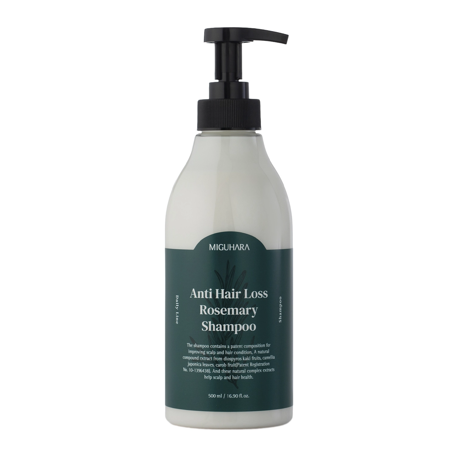 Miguhara - Anti Hairloss Rosemary Shampoo - Hajhullás Elleni Sampon - 500ml