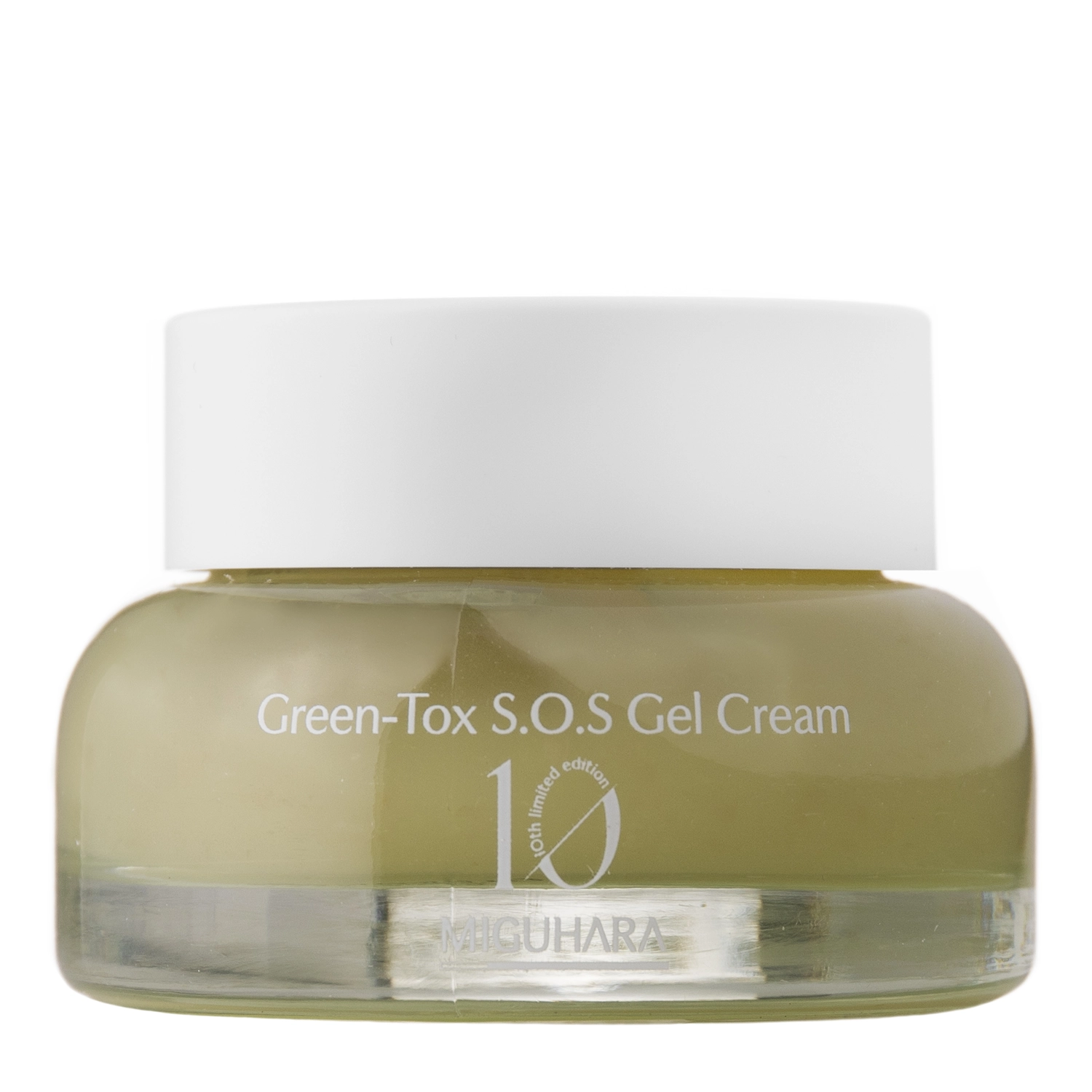 Miguhara - Green-Tox S.O.S Gel Cream - Arckrém-gél Jeju zöld tea kivonattal - 50ml