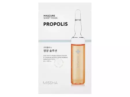 Missha - Mascure Propolis Nutrition Sheet Mask - Propolisz Fátyolmaszk - 28ml