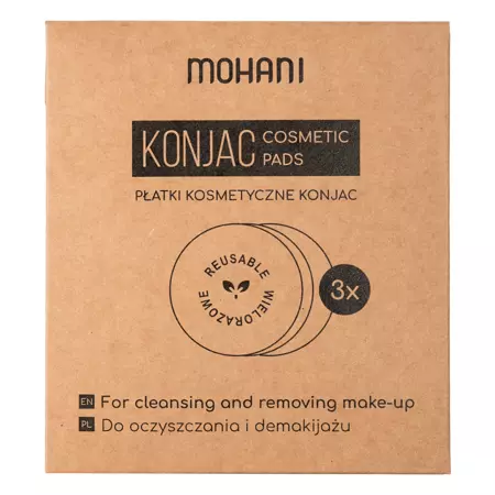 Mohani - Újrafelhasználható Természetes Növényi Konjac Korong