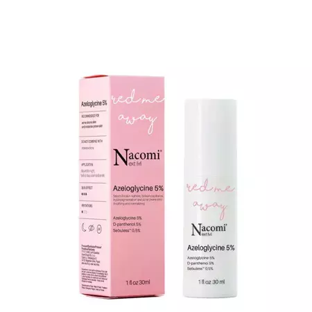 Nacomi - Next Level - Azeloglicine 5% + B6 - Nyugtató Szérum Kuperózisra és Rosaceás Bőrre - 30ml