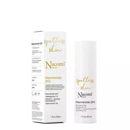 Nacomi - Next Level - Niacinamide 20% - Foltfehérítő Szérum 20% Niacinamiddal - 30ml