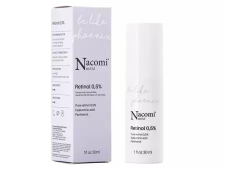 Nacomi - Next Level - Retinol 0.5% - Szérum 0.5% Retinollal - 30ml
