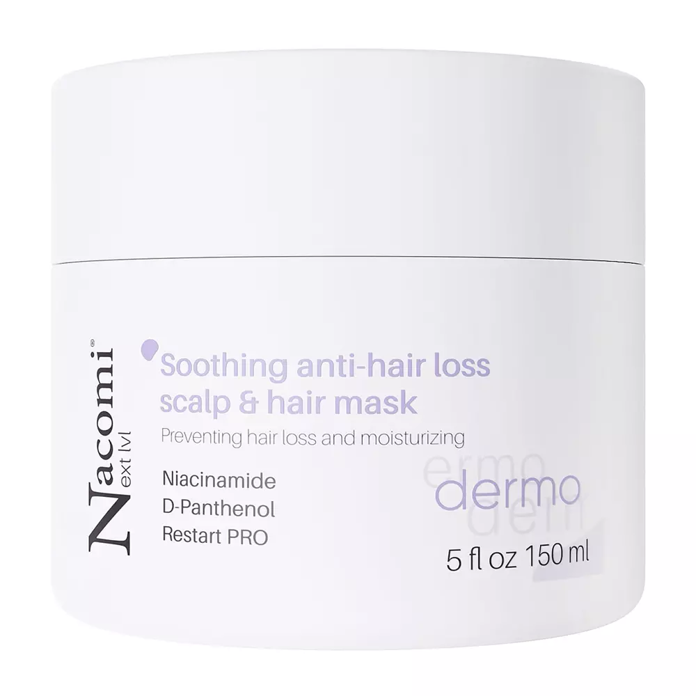 Nacomi - Next Level - Soothing Anti-Hair Loss Scalp & Hair Mask - Fejbőr- és Hajmaszk - 150ml