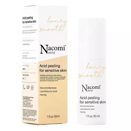 Nacomi - Savas Hámlasztó Érzékeny Bőrre - Lactobion Sav- 30ml