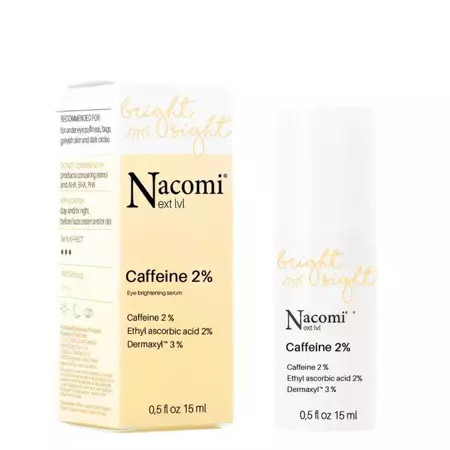 Nacomi - Világosító Szemszérum 2% Koffeinnel - 15ml