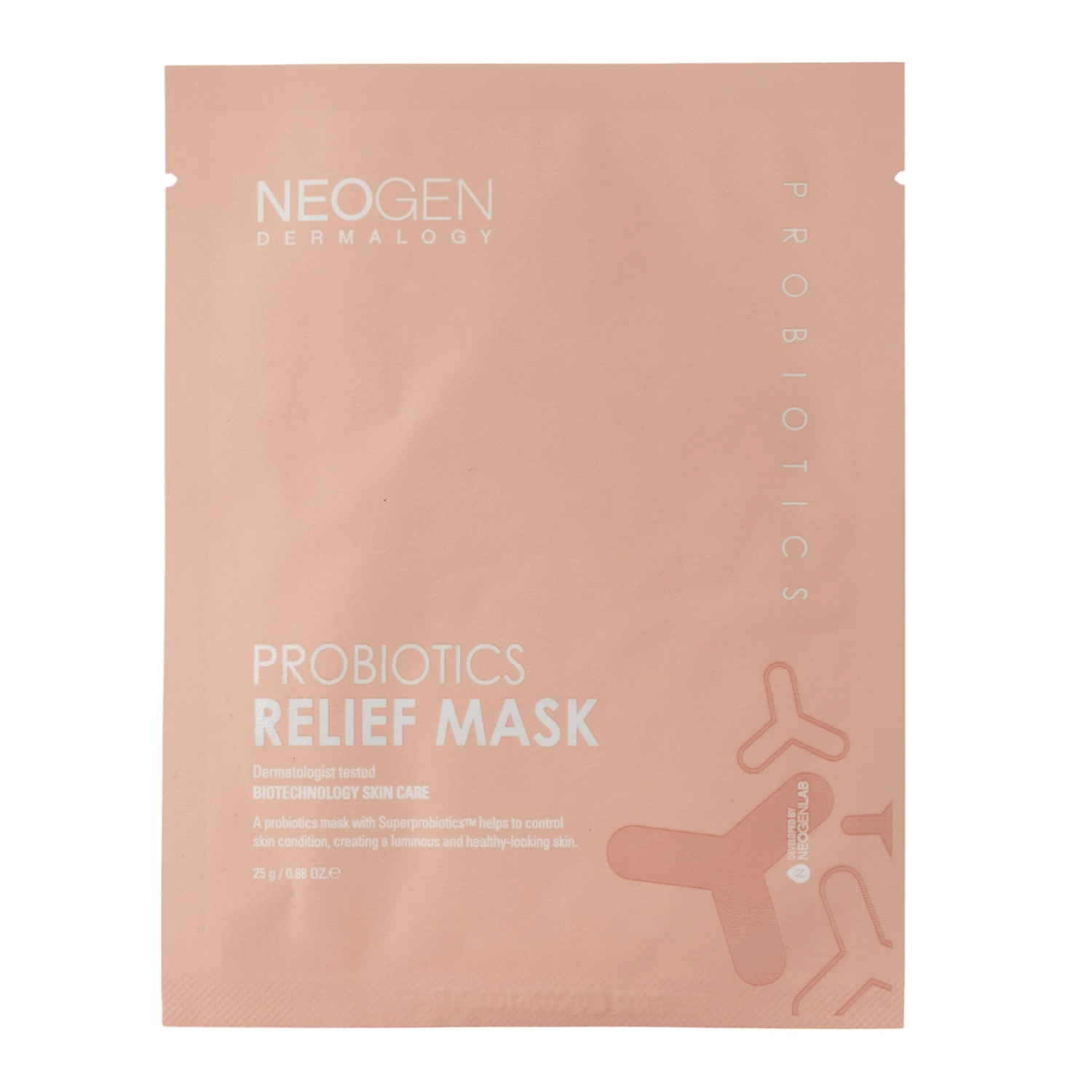 Neogen - Probiotics Relief Mask - Probiotikus Fátyolmaszk - 1db/25g