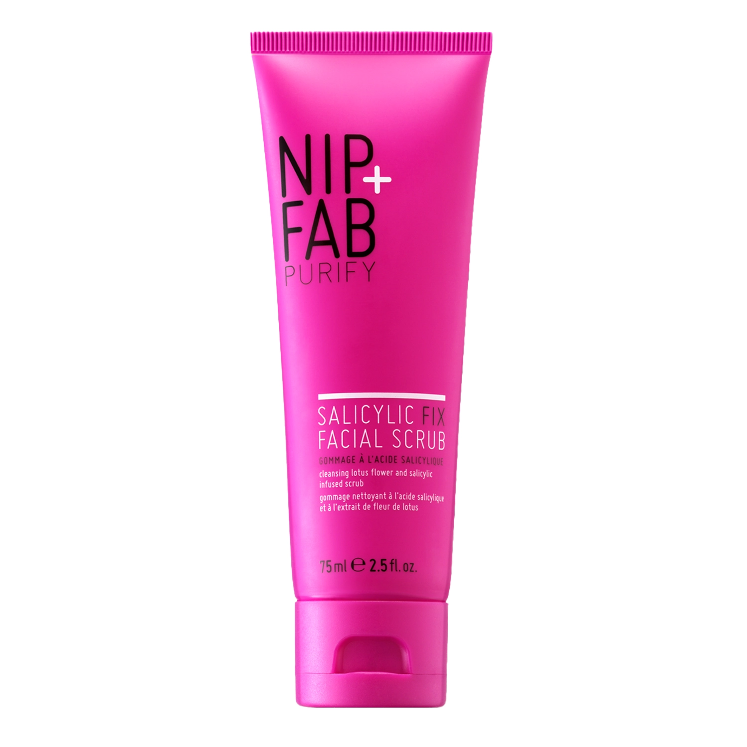 Nip+Fab - Salicylic Fix Facial Scrub - Arcpeeling Szalicilsavval - 75ml