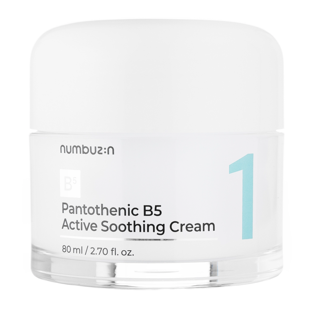 Numbuzin - No.1 Pantothenic B5 Active Soothing Cream - Nyugtató Arckrém - 80ml