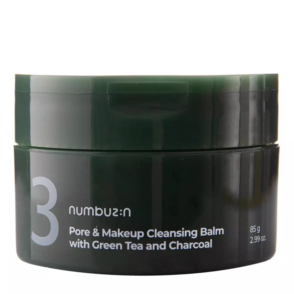 Numbuzin - Pore&Makeup Cleansing Balm With Green Tea And Charcoal - Arctisztító Balzsam - 85g 