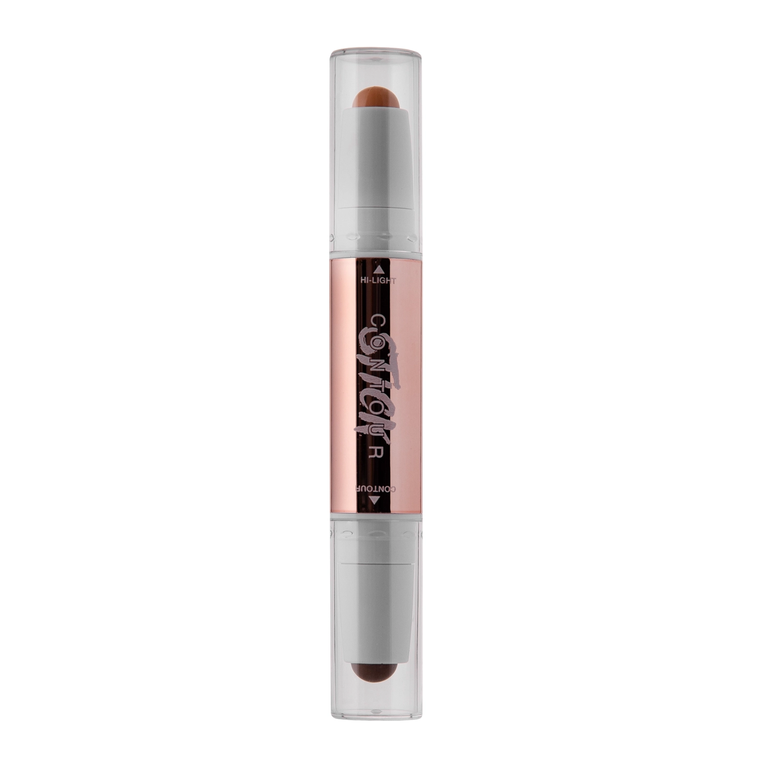 O.TWO.O - Glow Lift Light Shadow Contour Stick - Krémes Állagú Kontúrozó Duó Stift - 04 Beige+Cool Brown - 3.2g