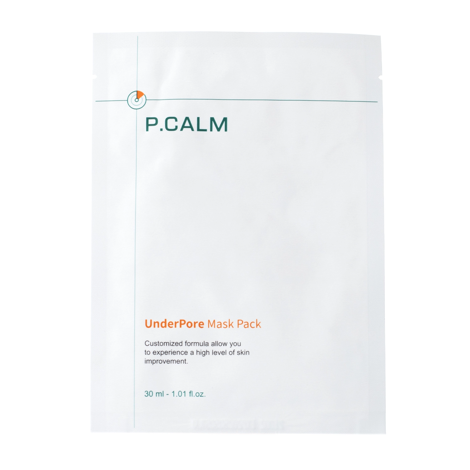 P.Calm - UnderPore Mask Pack - Tisztító Fátyol Maszk - 1szt/30ml