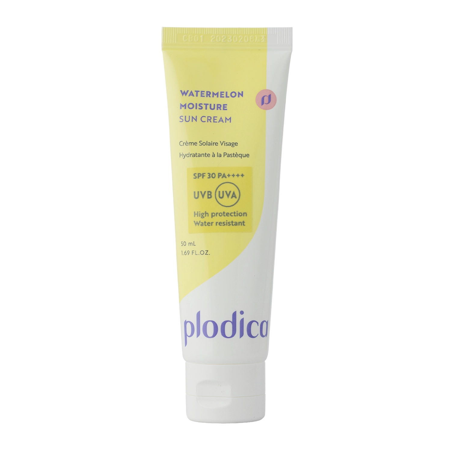 Plodica - Watermelon Moisture Sun Cream SPF30+ PA++++ - Hidratáló és Fényvédő Arckrém - 50ml