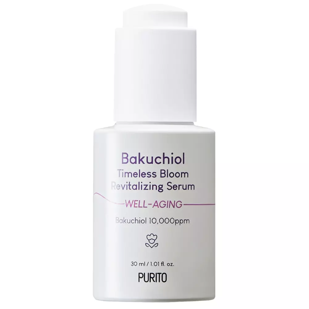 Purito - Bakuchiol Timeless Bloom Revitalizing Serum - Revitalizáló Szérum Bakuchiollal - 30ml