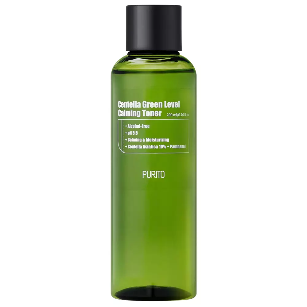 Purito - Centella Green Level Calming Toner - Ázsiai Gázló Alapú Hidratáló Tonik - 200ml