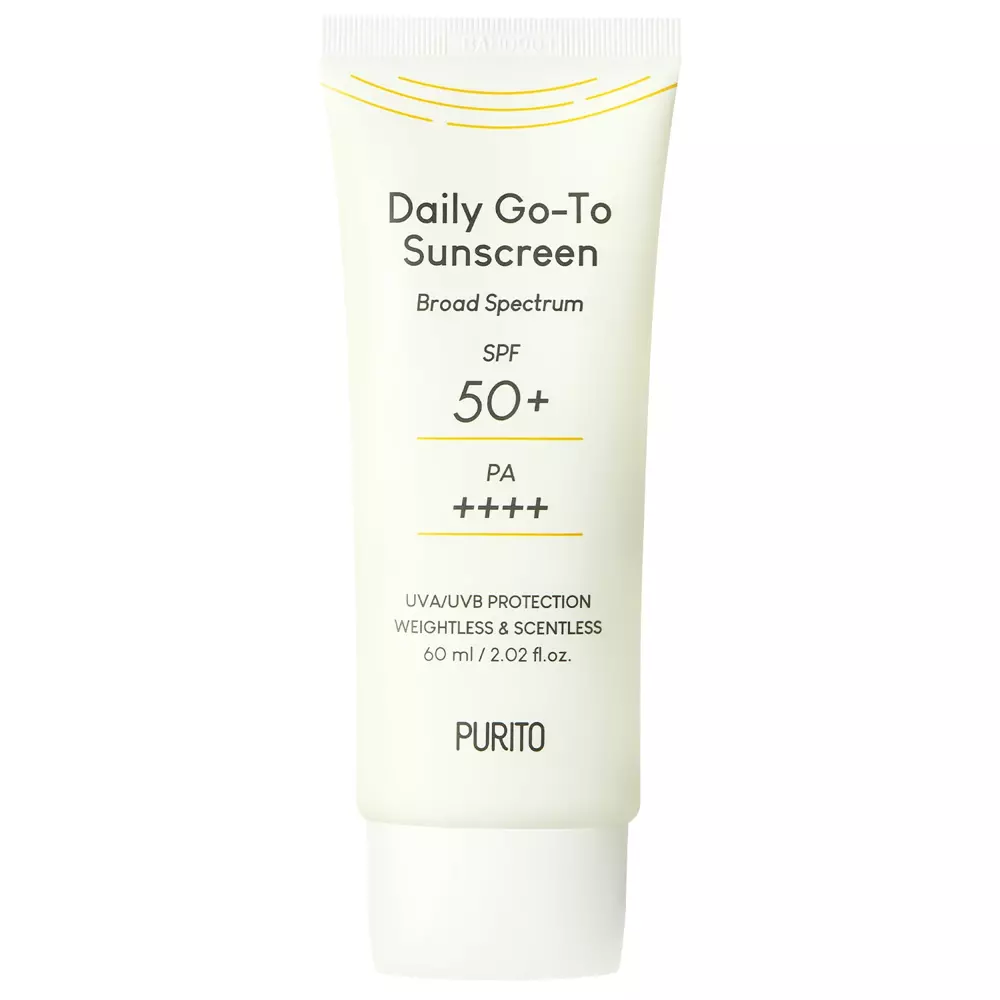 Purito - Daily Go-To Sunscreen SPF50+/PA++++ - Könnyű UV Szűrős Krém - 60ml