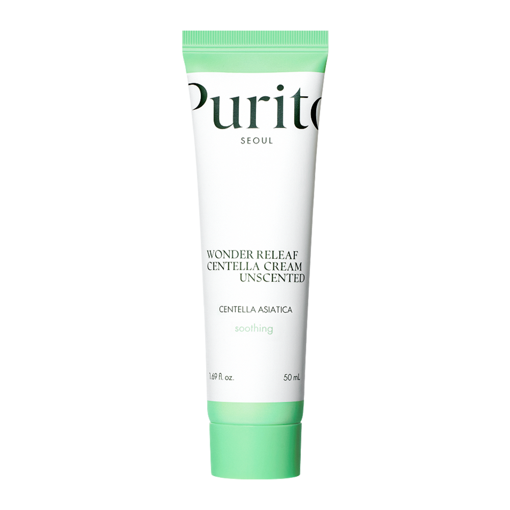 Purito Seoul - Wonder Releaf Centella Cream Unscented - Illatmentes Krém Ázsiai Gázló Kivonattal - 50ml