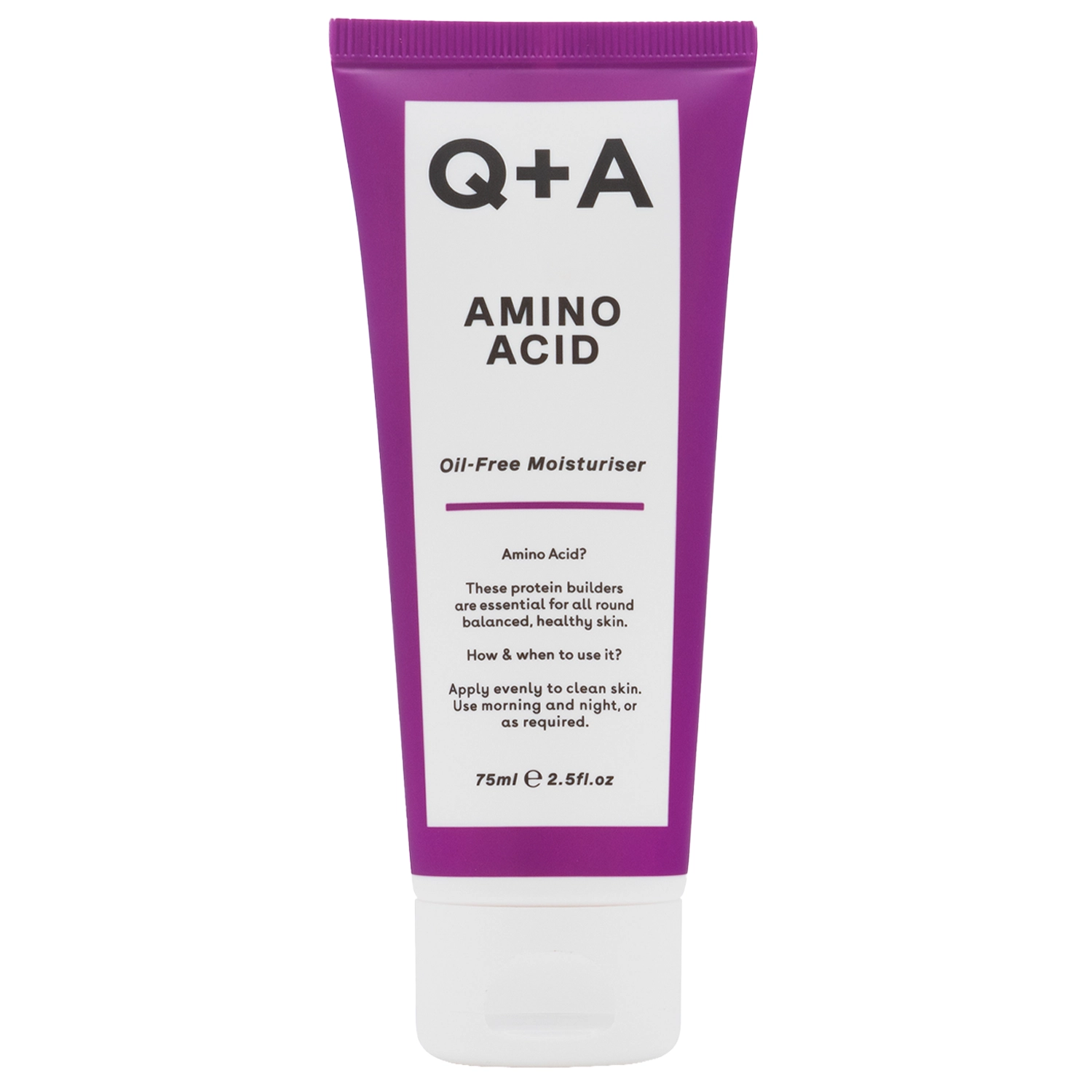 Q+A - Amino Acid Oil-Free Moisturiser - Olajmentes Hidratáló Krém Aminosavakkal - 75ml