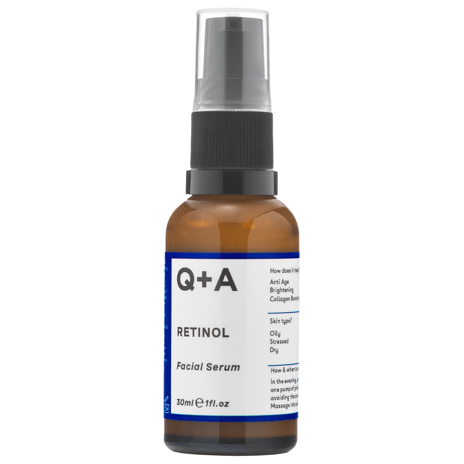 Q+A - Retinol 0.2% Serum - Anti-Aging Arcszérum Retinollal - 30ml