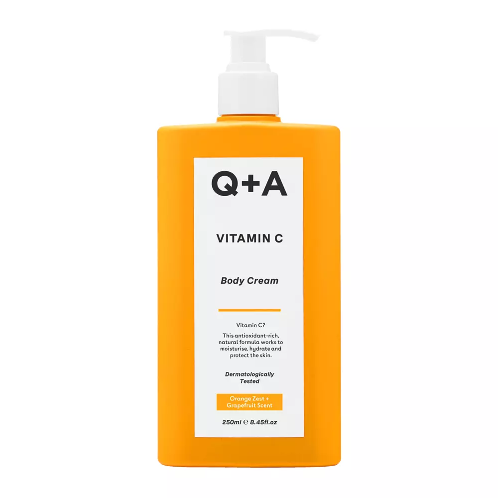 Q+A - Vitamin C Body Cream - Antioxidáns C-vitamin Testbalzsam - 250ml