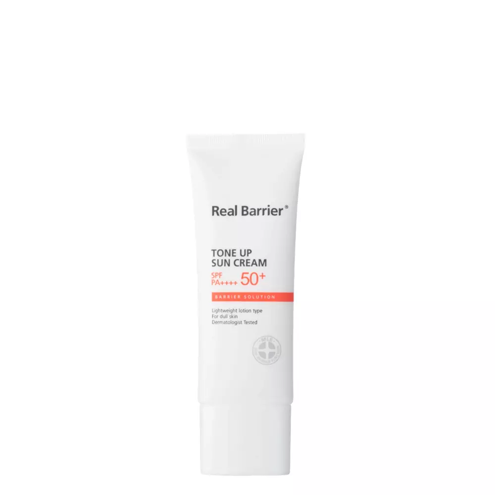 Real Barrier - Tone Up Sun Cream SPF50+ PA++++ - Tonizáló Fényvédő Krém - 40ml