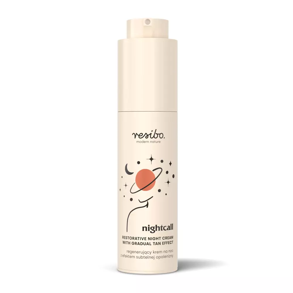 Resibo - Nightcall - Regeneráló Éjszakai Krém Finom Barnító Hatással - 50ml