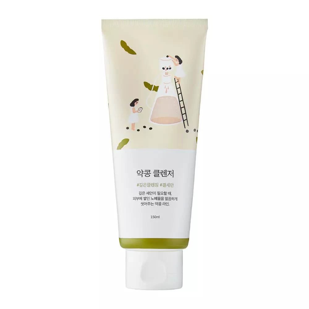 Round Lab - Soybean Nourishing Cleanser - Arclemosó Gél Fekete Szójakivonattal - 150ml