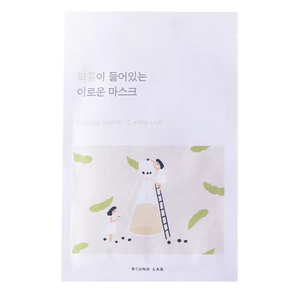 Round Lab - Soybean Nourishing Sheet Mask - Tápláló és Feszesítő Maszk Fekete Szójakivonattal - 25ml