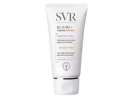 SVR - Clairial SPF50+ Lum Visible - Fényvédő Krém Hiperpigmentált Bőrre - 50ml