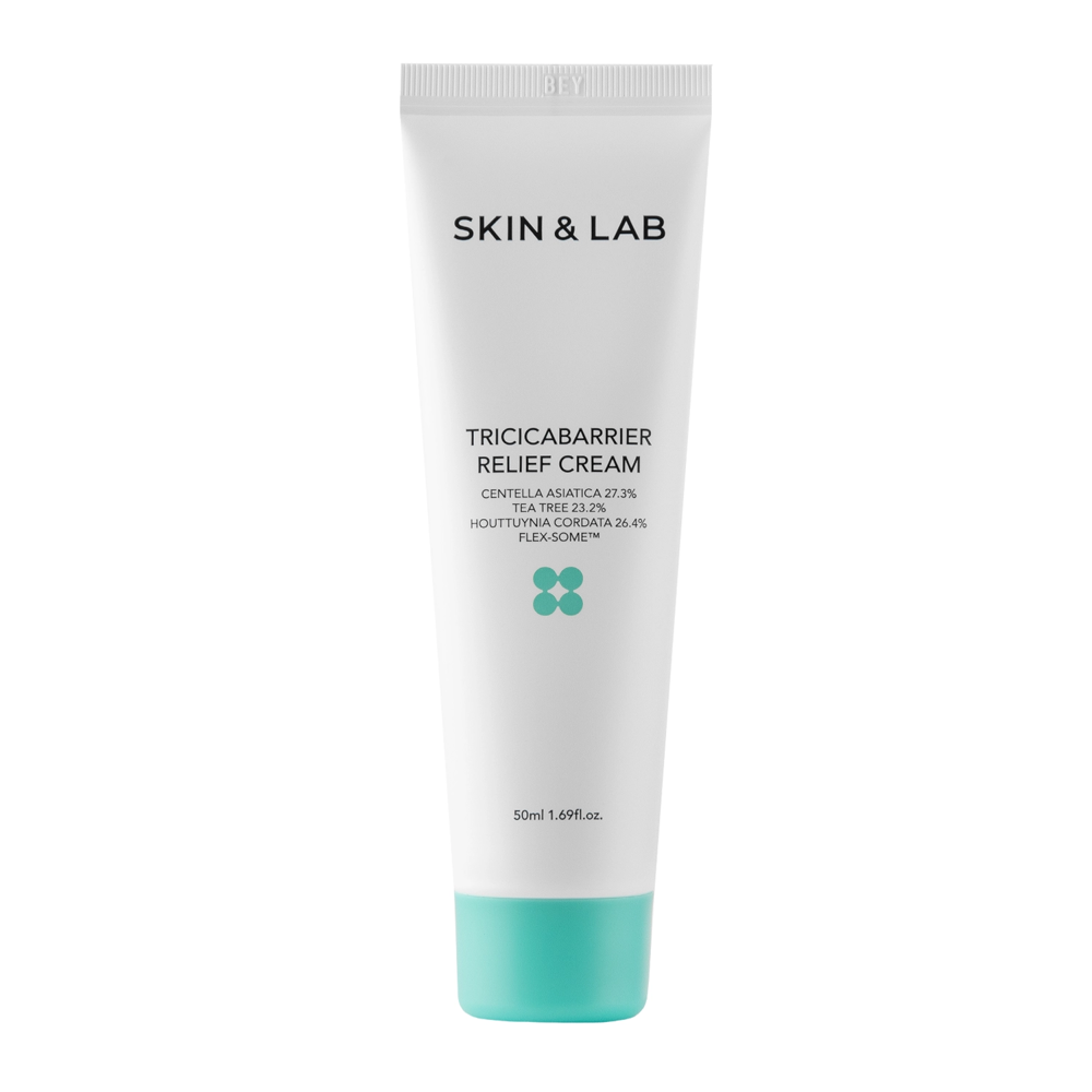 Skin&Lab - Tricabarrier Relief Cream - Nyugtató Arckrém Ázsiai Gázlóval - 50ml