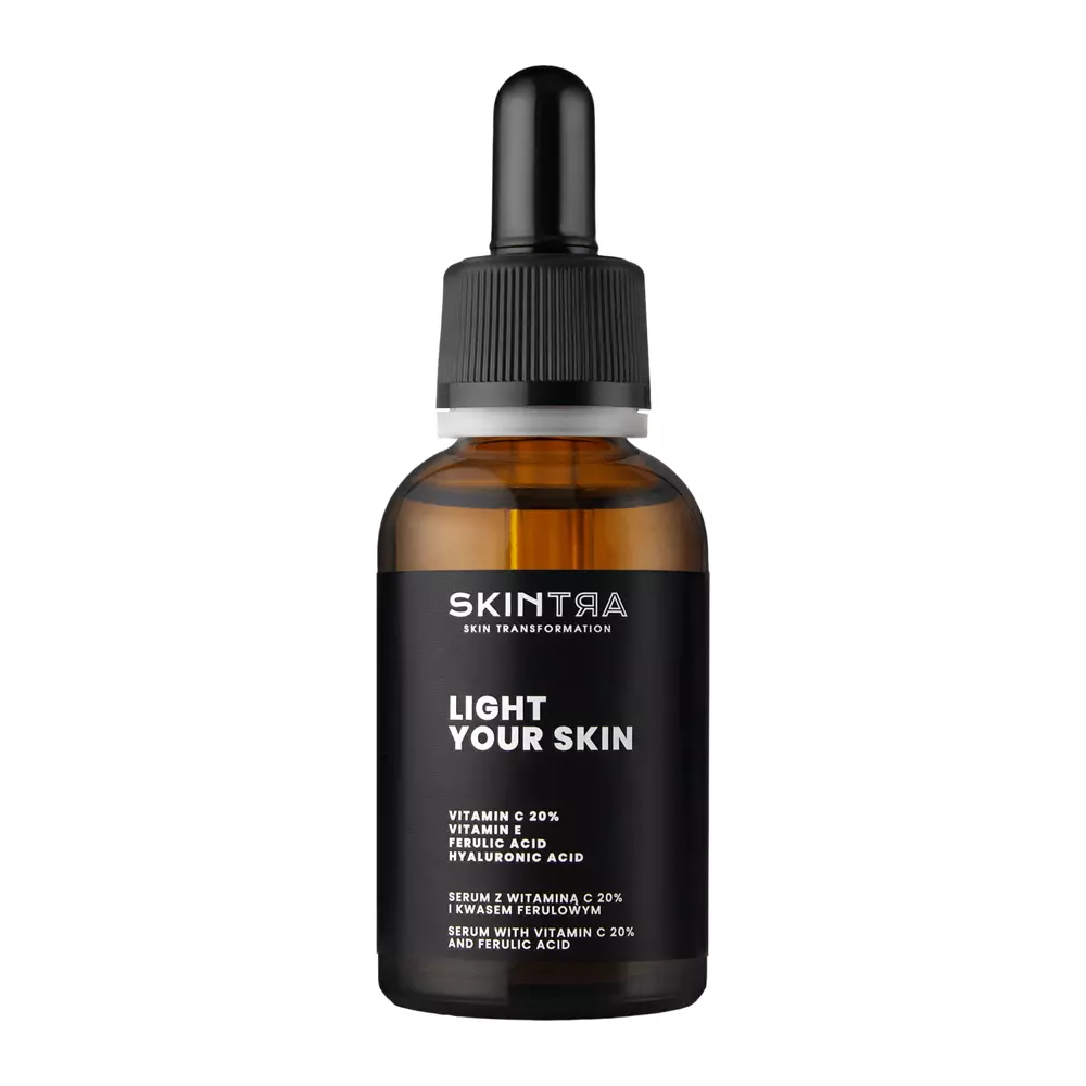 SkinTra - Light Your Skin - Szérum 20% C-vitaminnal és Ferulinsavval - 30ml - akár csak 50 forintért 